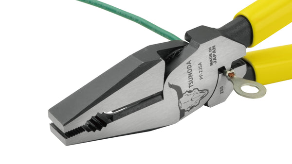 ツノダ 電工パワーペンチ　圧着機能付 225mm 【PP-225A】_6