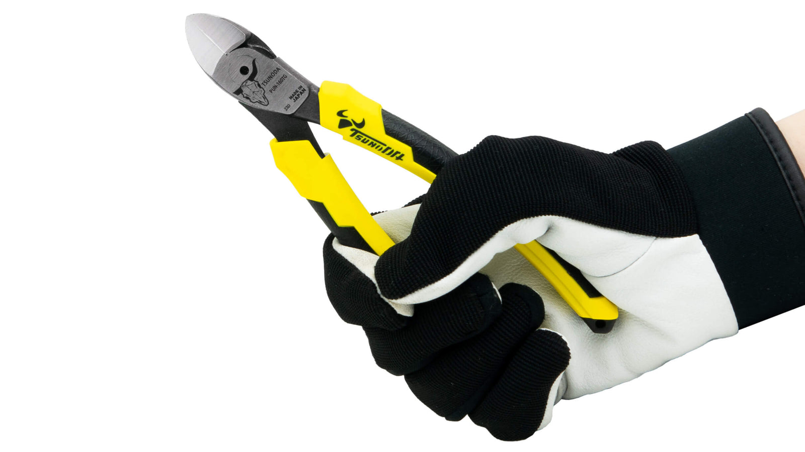 ツノダ 電工パワー薄刃ニッパー　160mm 【PUN-160TG】