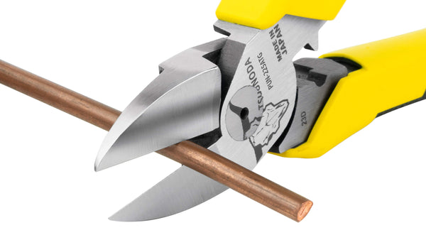 ツノダ 電工パワー薄刃ニッパー　圧着機能付 225mm 【PUN-225ATG】_4