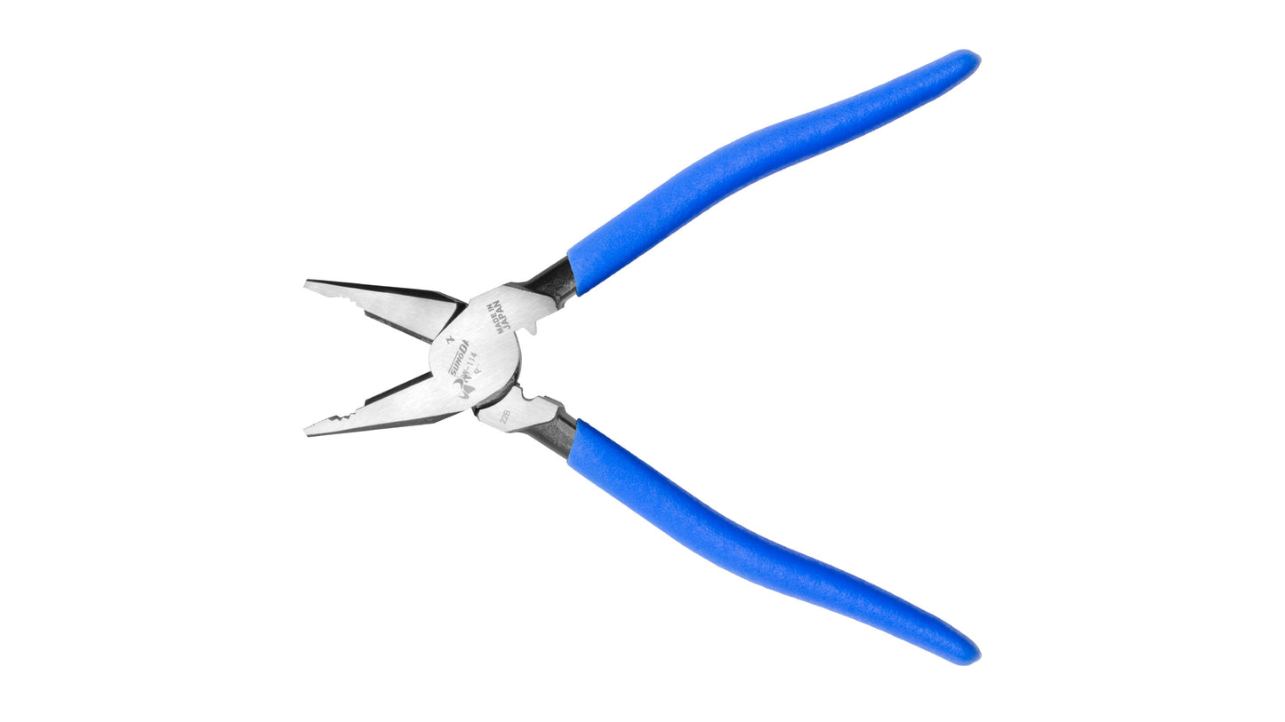 ツノダ 電工パワー万能ペンチ　圧着機能付 200mm 【PW-114】