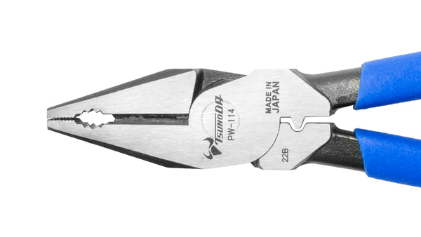 ツノダ 電工パワー万能ペンチ　圧着機能付 200mm 【PW-114】_3