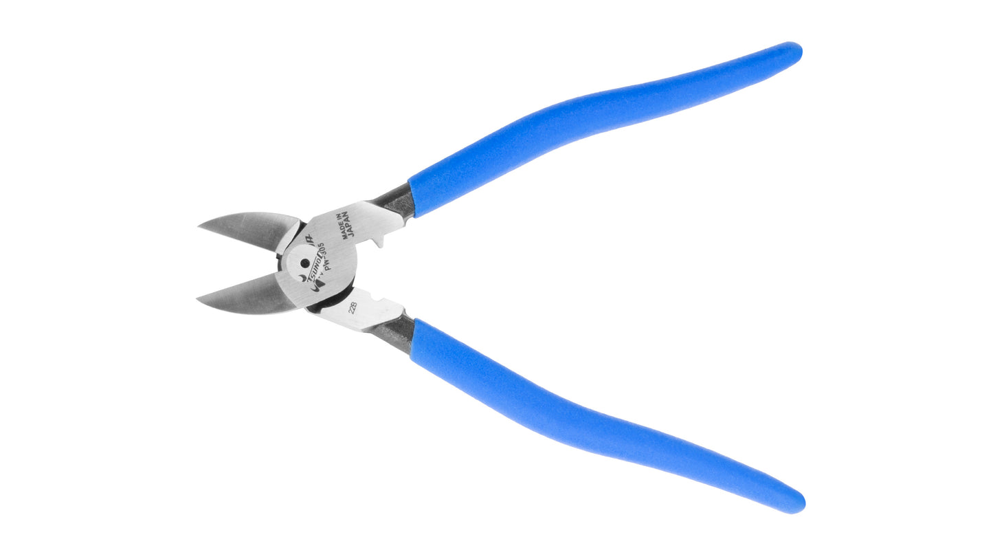ツノダ 電工パワーニッパー（薄刃）圧着機能付 225mm 【PW-305】