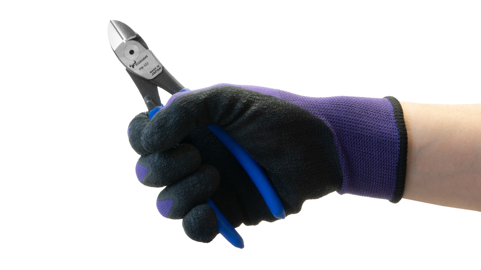 ツノダ 電工パワーニッパー（強力刃） 160mm 【PW-322】