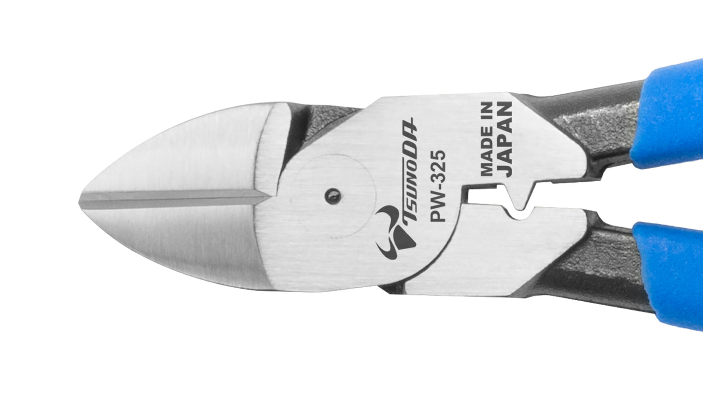 ツノダ 電工パワーニッパー（強力刃）圧着機能付 225mm 【PW-325】