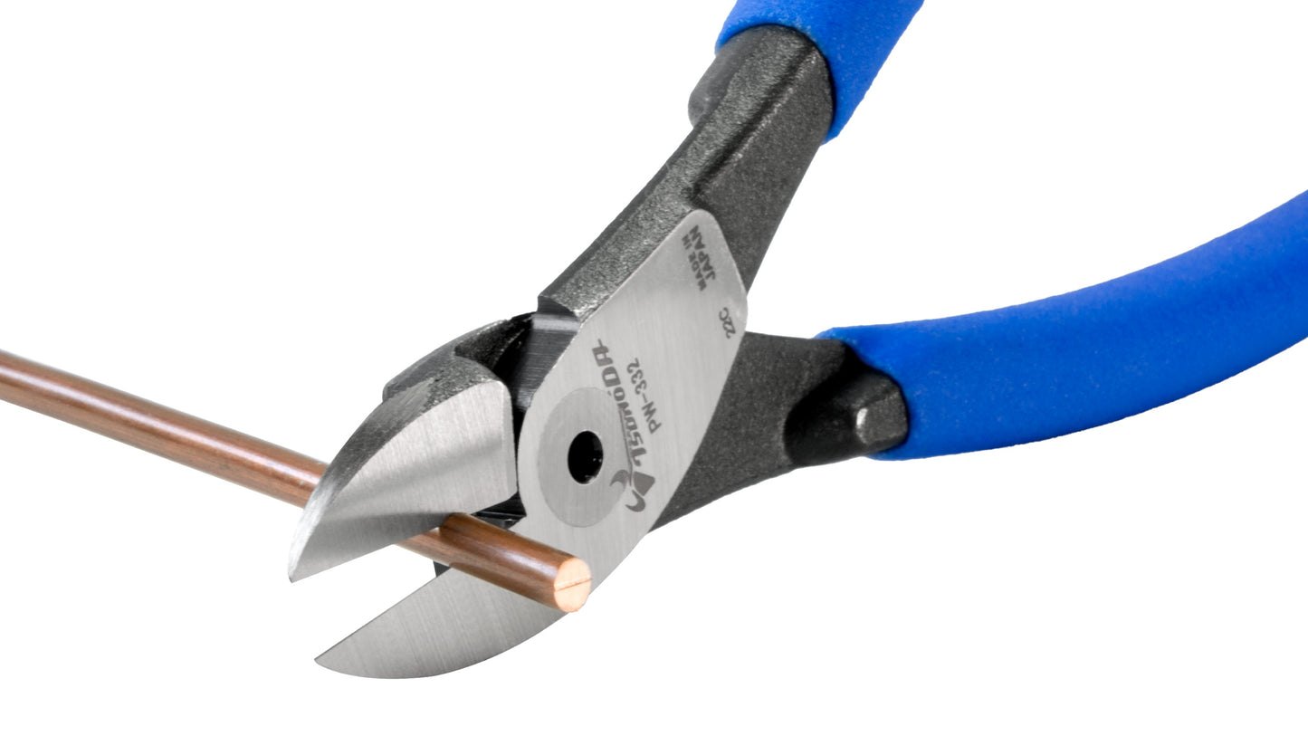 ツノダ 電工パワーニッパー（薄刃） 160mm 【PW-332】