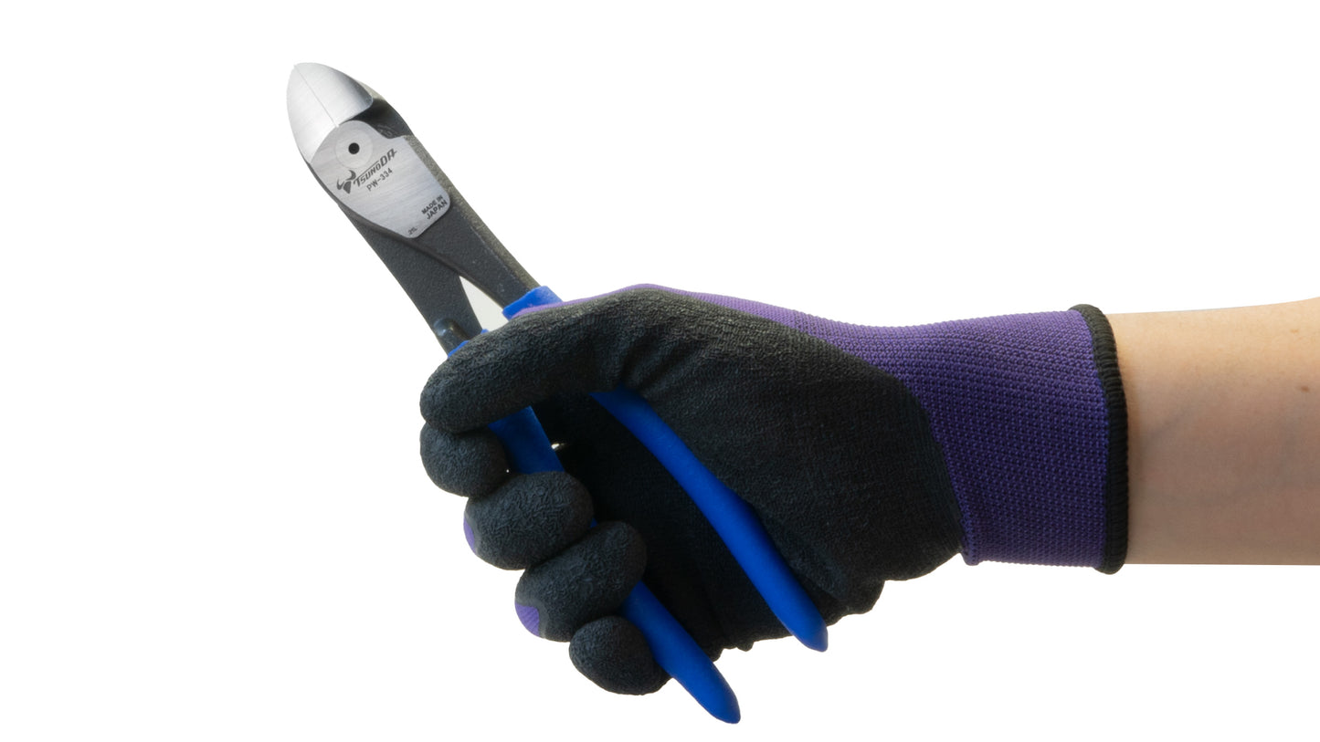 ツノダ 電工パワーニッパー（薄刃） 200mm 【PW-334】