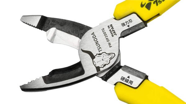 ツノダ 電工パワーVAペンチ 200mm 【PW-DP200TG】_3