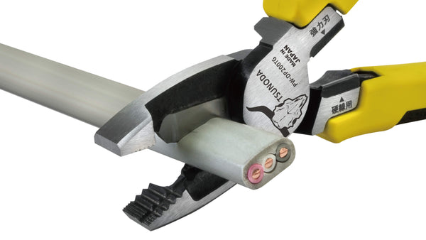 ツノダ 電工パワーVAペンチ 200mm 【PW-DP200TG】_4