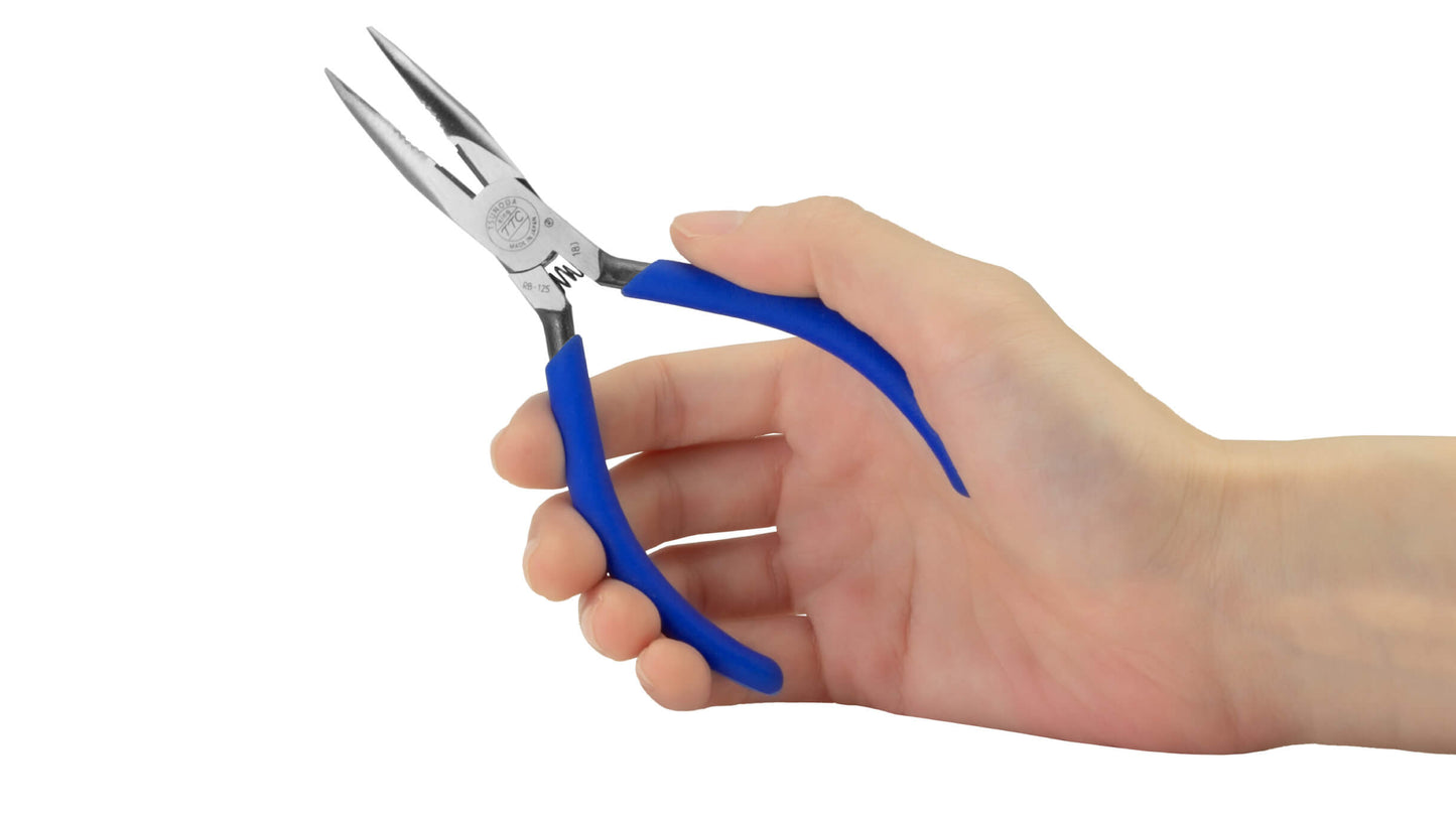 ツノダ 先曲がりラジオペンチ 125mm（№7） 【RB-125】