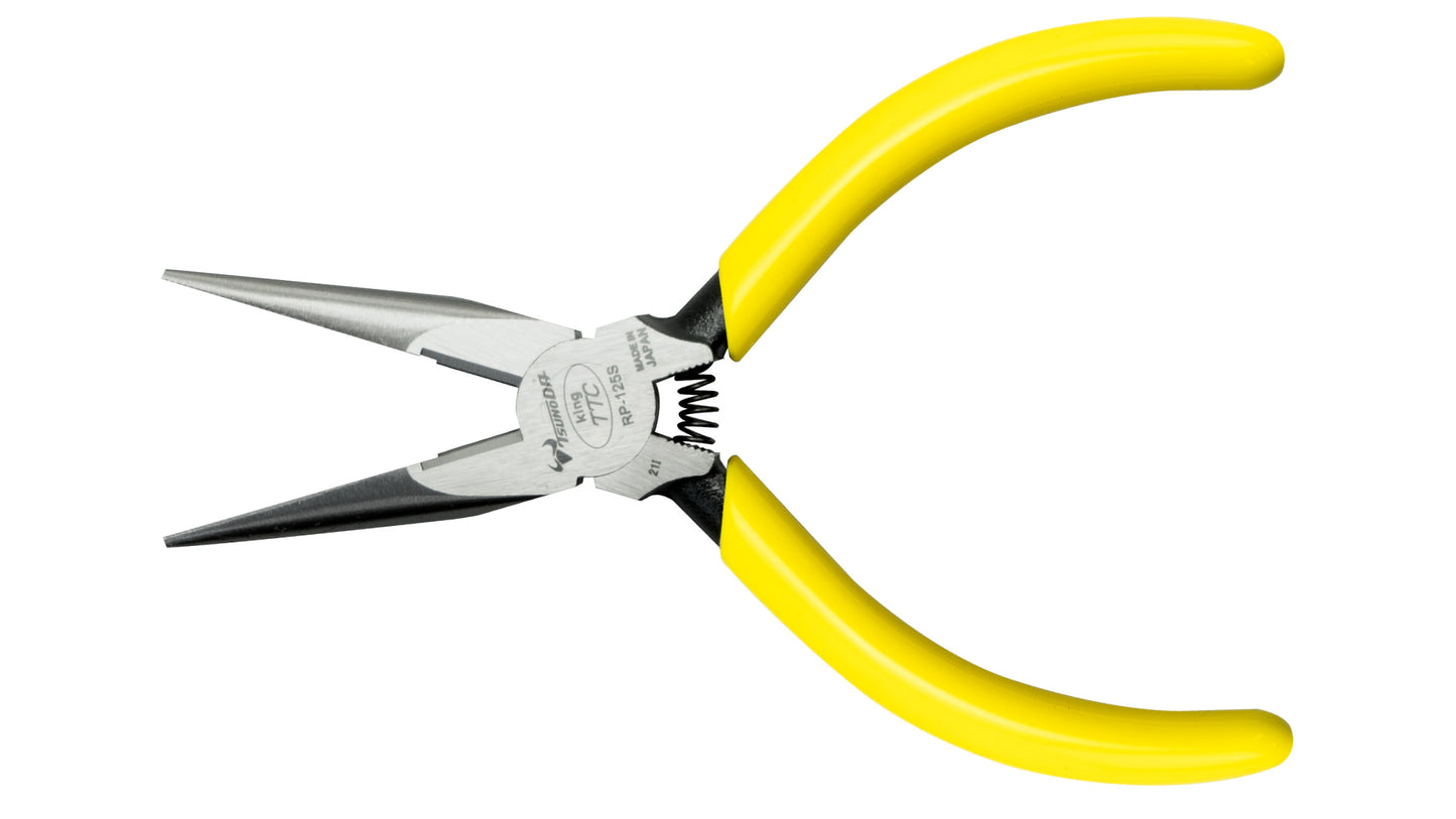 ツノダ ラジオペンチ 刃穴なしバネ付 125mm 【RP-125S】