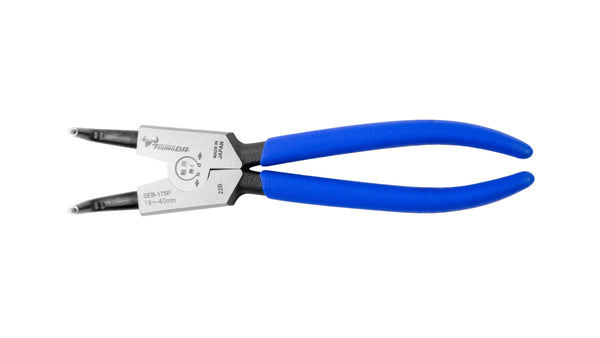 ツノダ スナップリングプライヤー軸用曲爪（バネ付） 175mm 【SEB-175P】_2