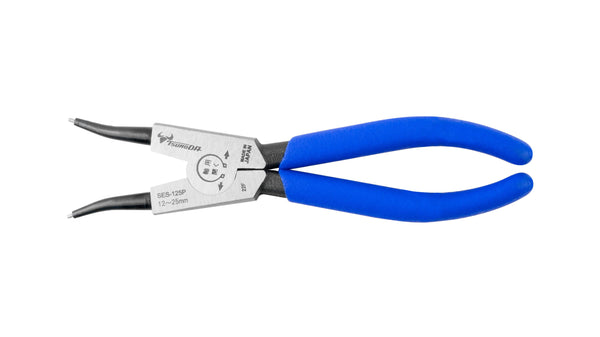 ツノダ スナップリングプライヤー軸用直爪（バネ付） 125mm 【SES-125P】_2