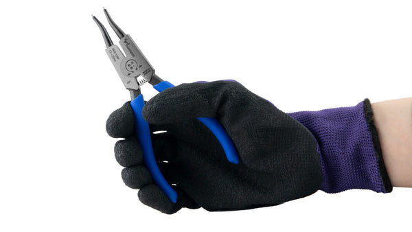 ツノダ スナップリングプライヤー軸用直爪（バネ付） 125mm 【SES-125P】_7