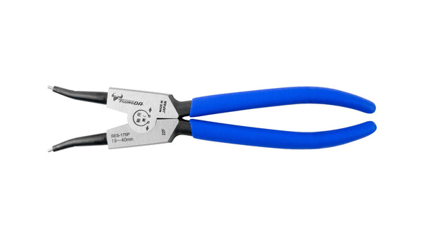 ツノダ スナップリングプライヤー軸用直爪（バネ付） 175mm 【SES-175P】_2