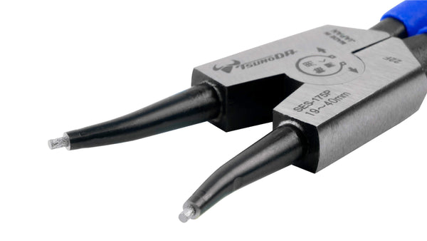 ツノダ スナップリングプライヤー軸用直爪（バネ付） 175mm 【SES-175P】_3