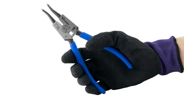 ツノダ スナップリングプライヤー軸用直爪（バネ付） 175mm 【SES-175P】_8