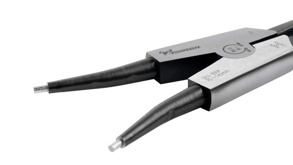 ツノダ スナップリングプライヤー軸用直爪（バネ付） 300mm 【SES-300P】_4