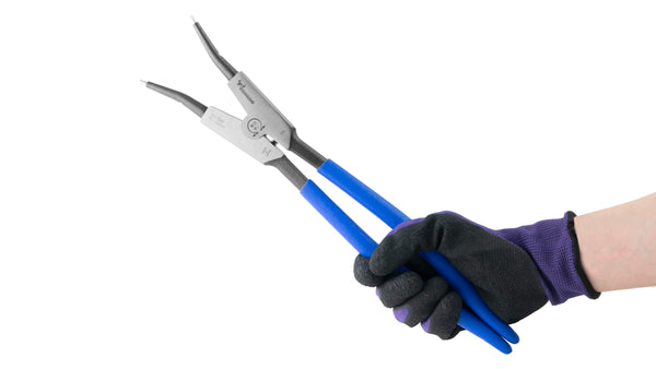 ツノダ スナップリングプライヤー軸用直爪（バネ付） 300mm 【SES-300P】_9