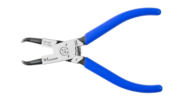 ツノダ スナップリングプライヤー穴用曲爪（バネ付） 125mm 【SIB-125P】_2