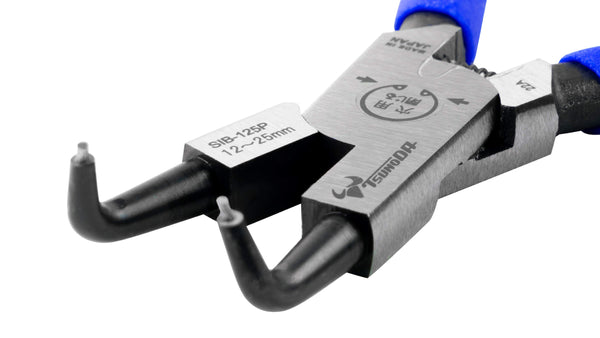 ツノダ スナップリングプライヤー穴用曲爪（バネ付） 125mm 【SIB-125P】_3