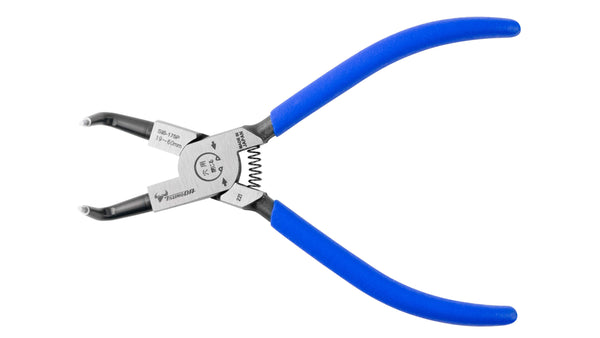 ツノダ スナップリングプライヤー穴用曲爪（バネ付） 175mm 【SIB-175P】_2