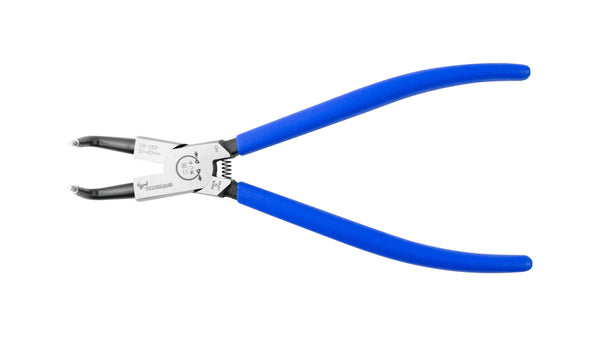 ツノダ スナップリングプライヤー穴用曲爪（バネ付） 230mm 【SIB-230P】_2