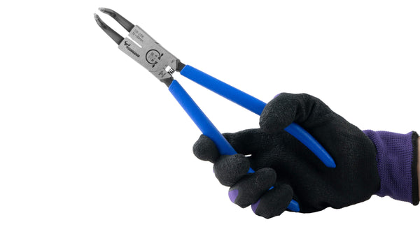 ツノダ スナップリングプライヤー穴用曲爪（バネ付） 230mm 【SIB-230P】_8