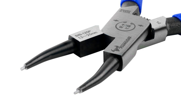 ツノダ スナップリングプライヤー穴用直爪（バネ付） 125mm 【SIS-125P】_3