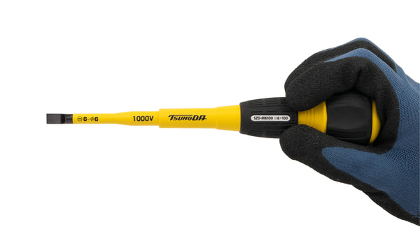 ツノダ スリムタイプ絶縁ドライバー100mm2点セット【TCS-E10】_4
