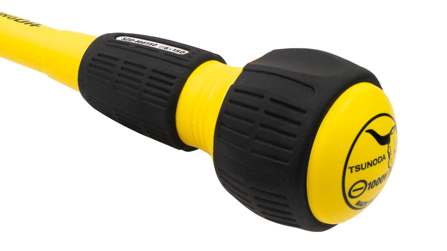 ツノダ  スリムタイプ絶縁ドライバー150mm2点セット 【TCS-E15】