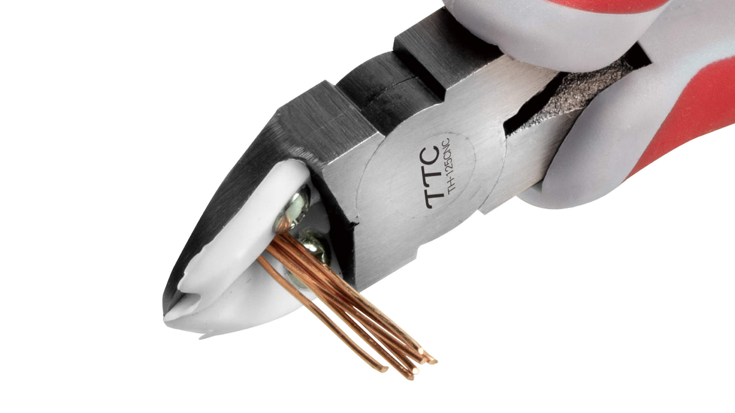 ツノダ つかめるニッパー（強力タイプ） 125mm 【TH-125CNC】