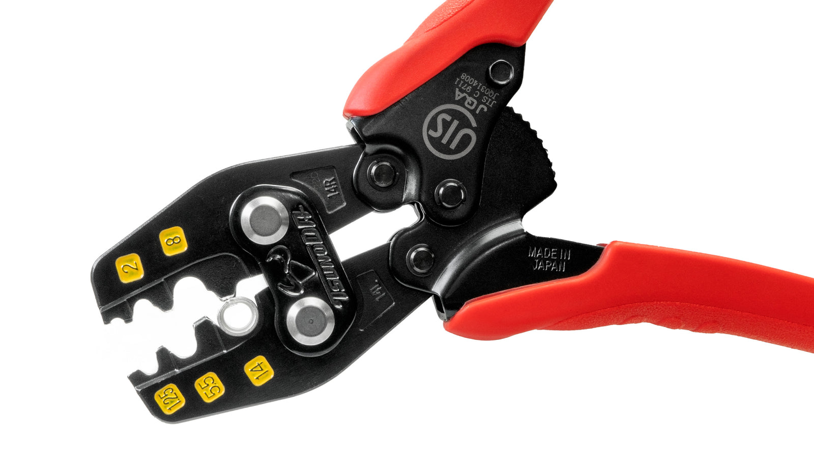 ツノダ 圧着工具　裸圧着端子・裸圧着スリーブ（JIS）1.25/2/5.5/8/14mm2 【TP-14】