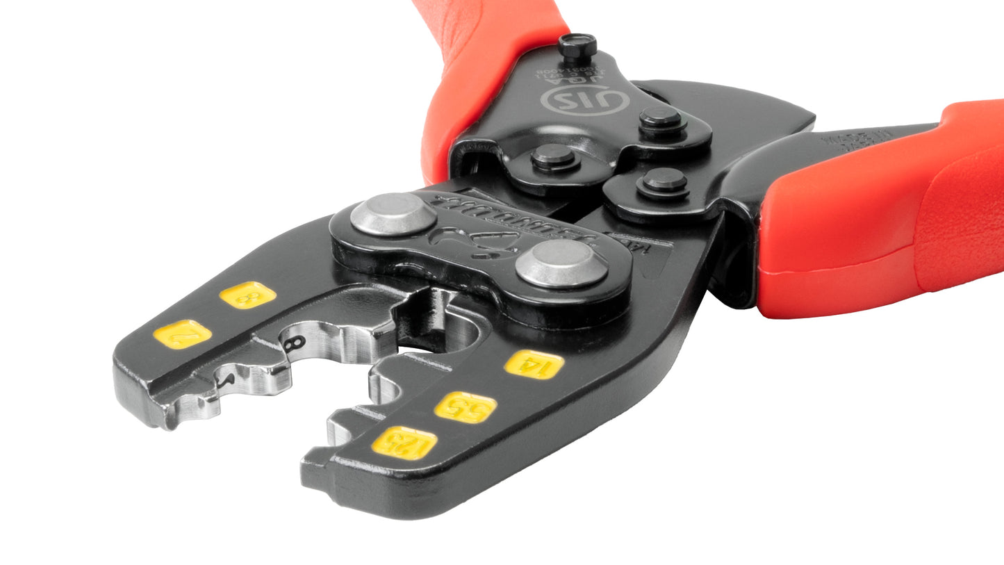 ツノダ 圧着工具　裸圧着端子・裸圧着スリーブ（JIS）1.25/2/5.5/8/14mm2 【TP-14】