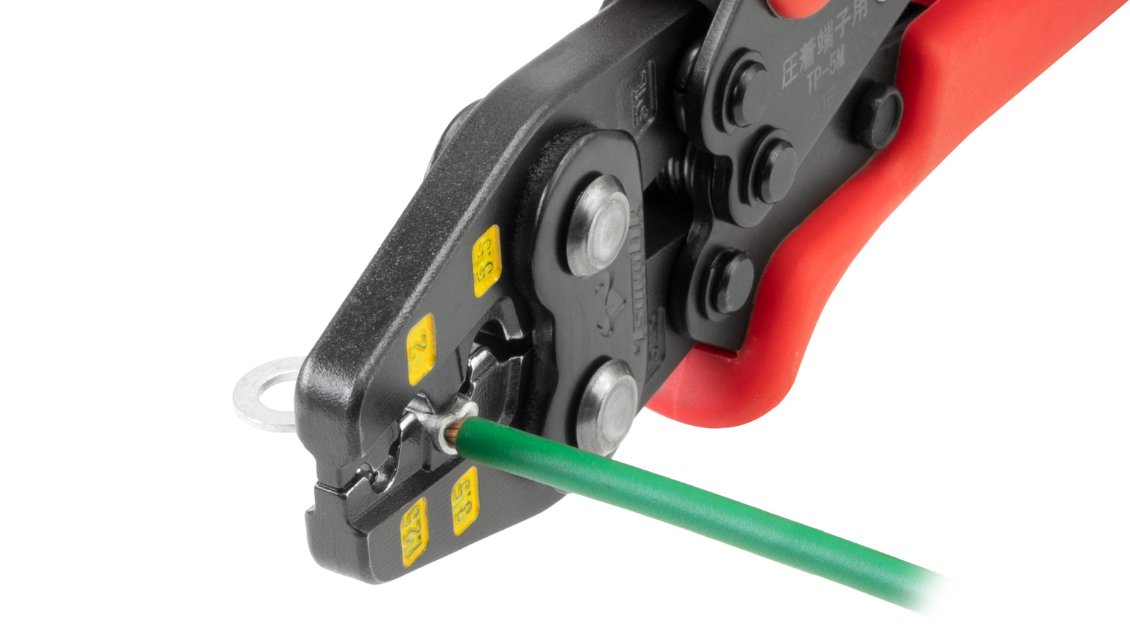 ツノダ 圧着工具　裸圧着端子・裸圧着スリーブ 1.25/2/3.5/5.5mm2 【TP-5M】