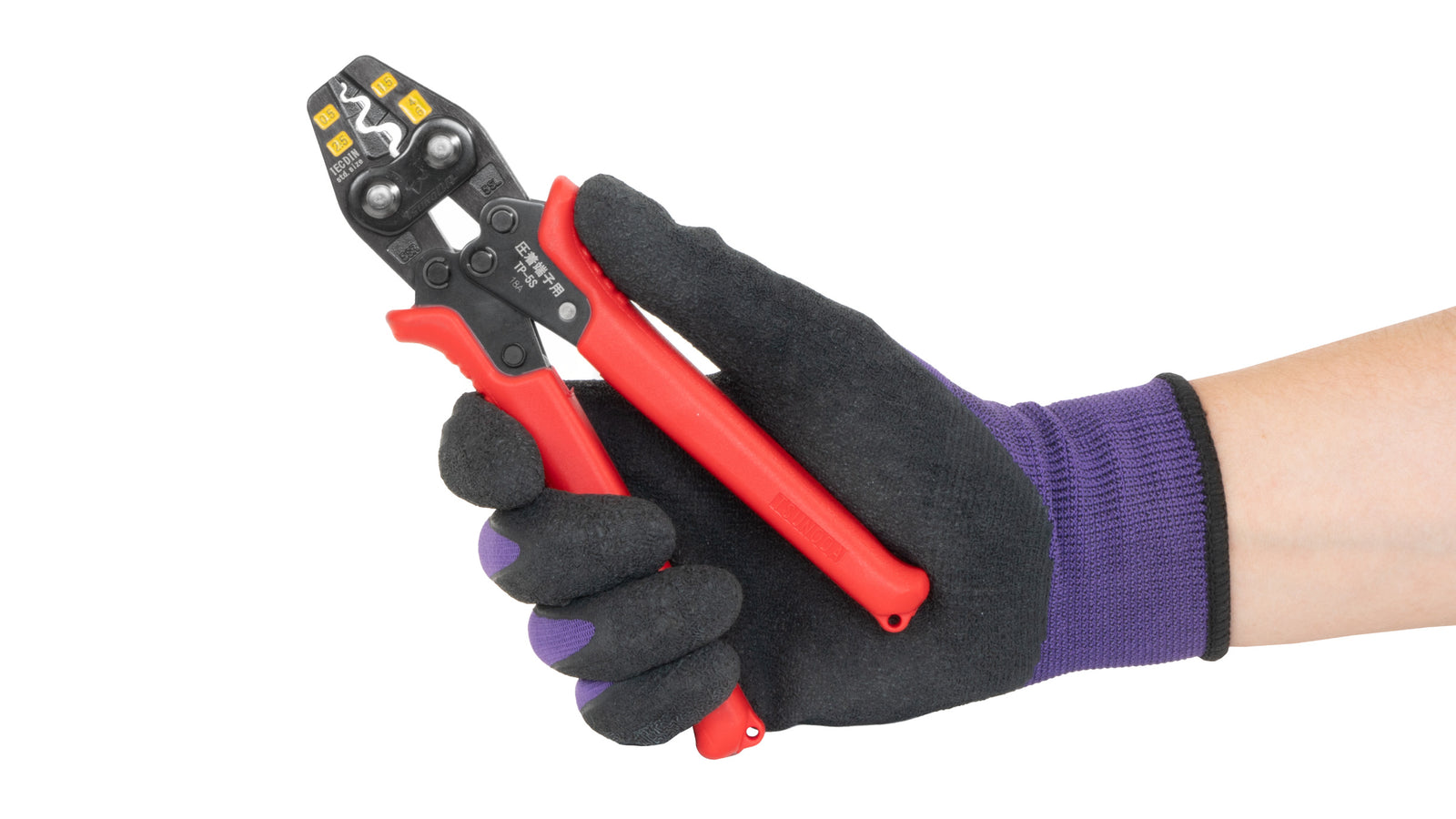 ツノダ 圧着工具　裸圧着端子・裸圧着スリーブ 0.3/0.5/1.25/2/3.5/5.5mm2 【TP-5S】