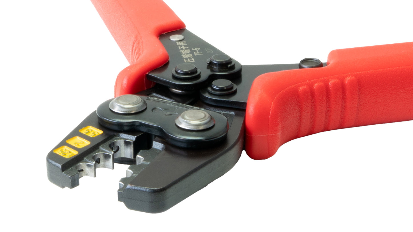 ツノダ 圧着工具　裸圧着端子・裸圧着スリーブ（JIS）1.25/2/5.5mm2 【TP-5】