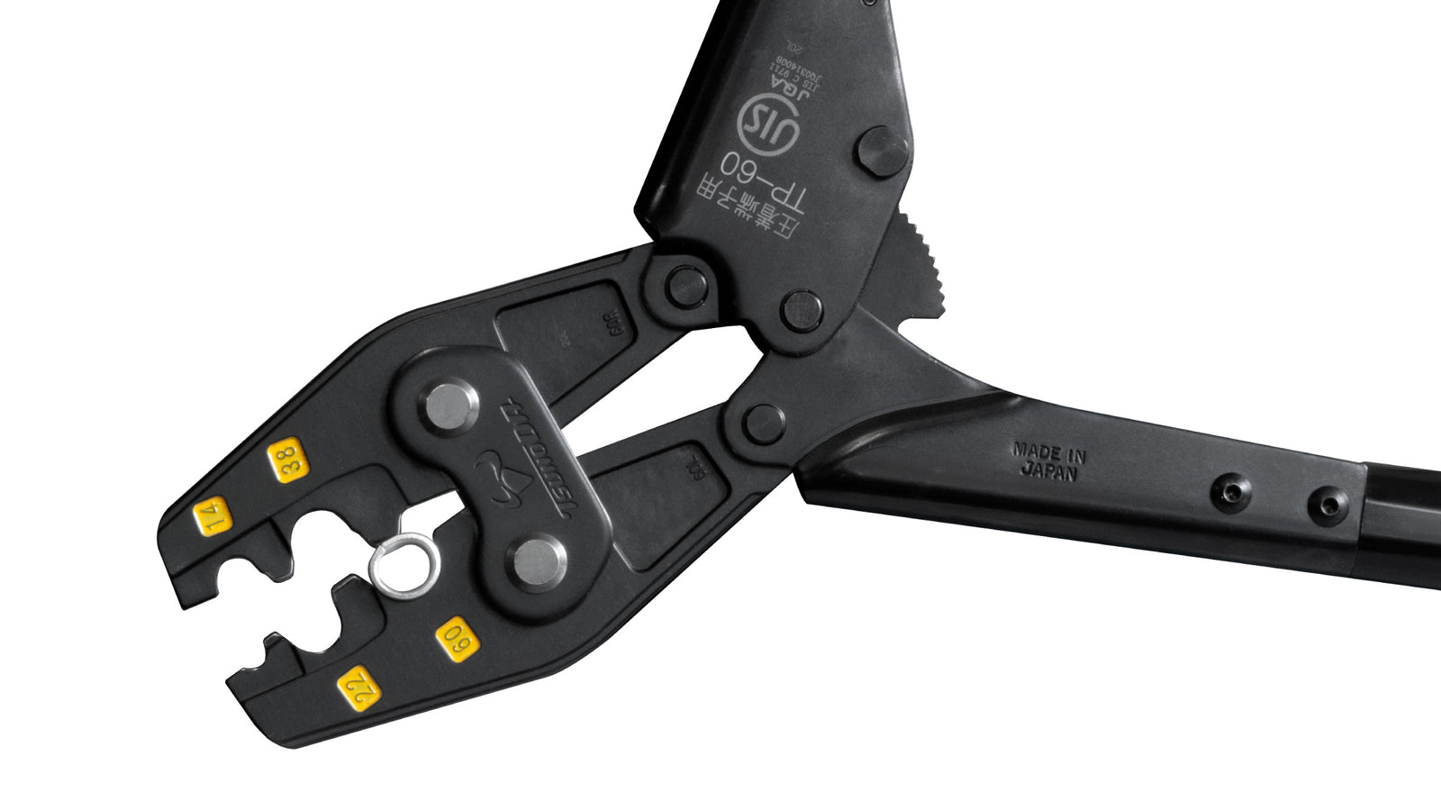 ツノダ 圧着工具 裸圧着端子・裸圧着スリーブ（JIS）14/22/38/60mm2