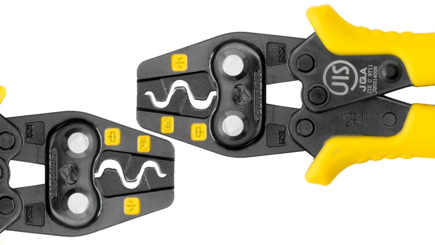 ツノダ 圧着工具　リングスリーブ用（JIS）小（1.6×2）/小/中 【TP-RS】