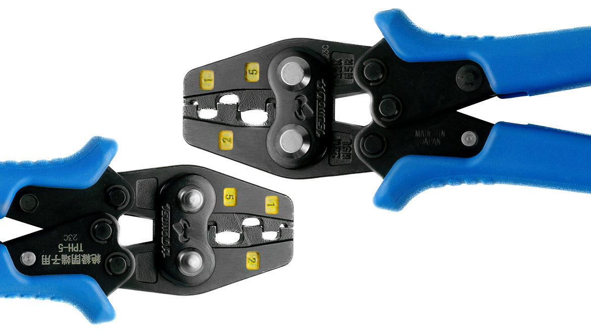 ツノダ  圧着工具　絶縁被覆付閉端接続子用 CE1/CE2/CE5【TPH-5】