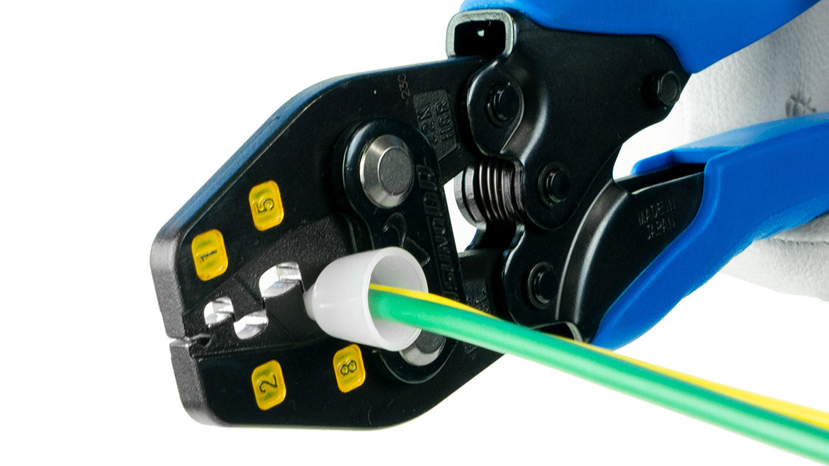 ツノダ 圧着工具 絶縁被覆付閉端接続子用 CE1/CE2/CE5/CE8【TPH-8