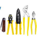 ツノダ 電気工事士技能試験工具セット　9点セット（圧着工具 小） 【TS-E01S】 - thumb 1