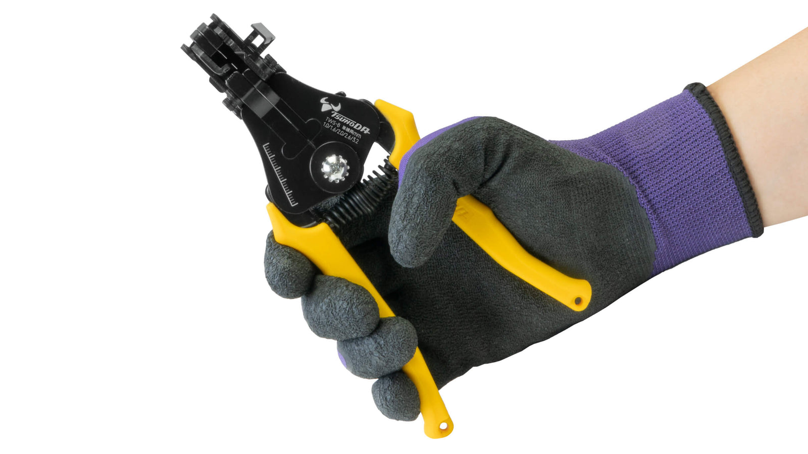 ツノダ ワイヤーストリッパー単線用 （φ1.0/1.6/2.0/2.6/3.2mm） 【TWS-B】