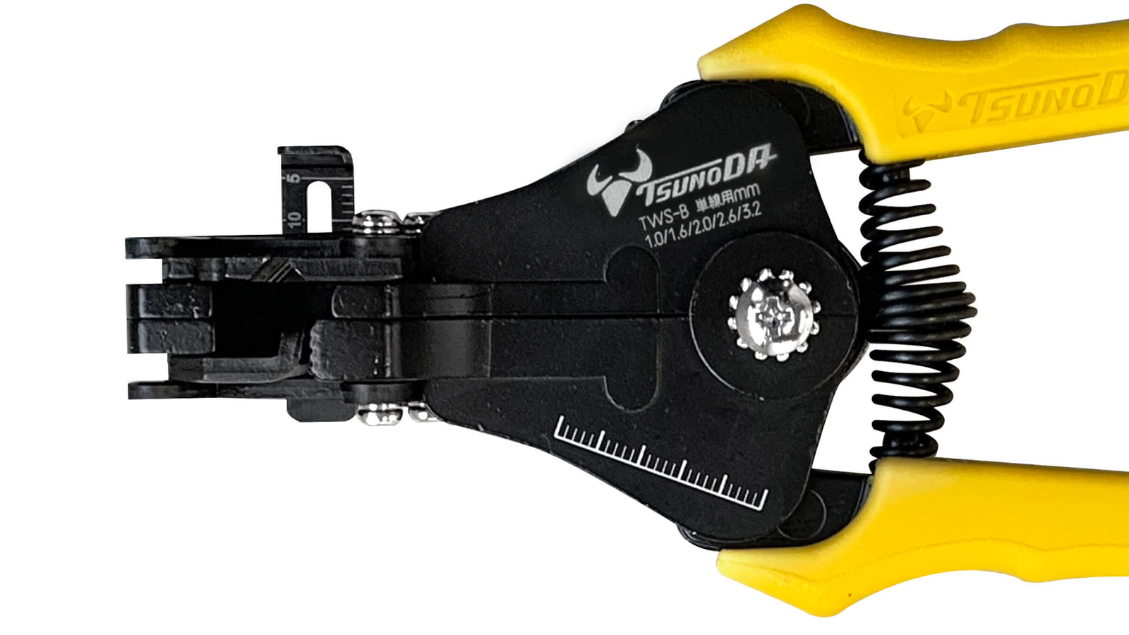 ツノダ ワイヤーストリッパー単線用 （φ1.0/1.6/2.0/2.6/3.2mm） 【TWS-B】