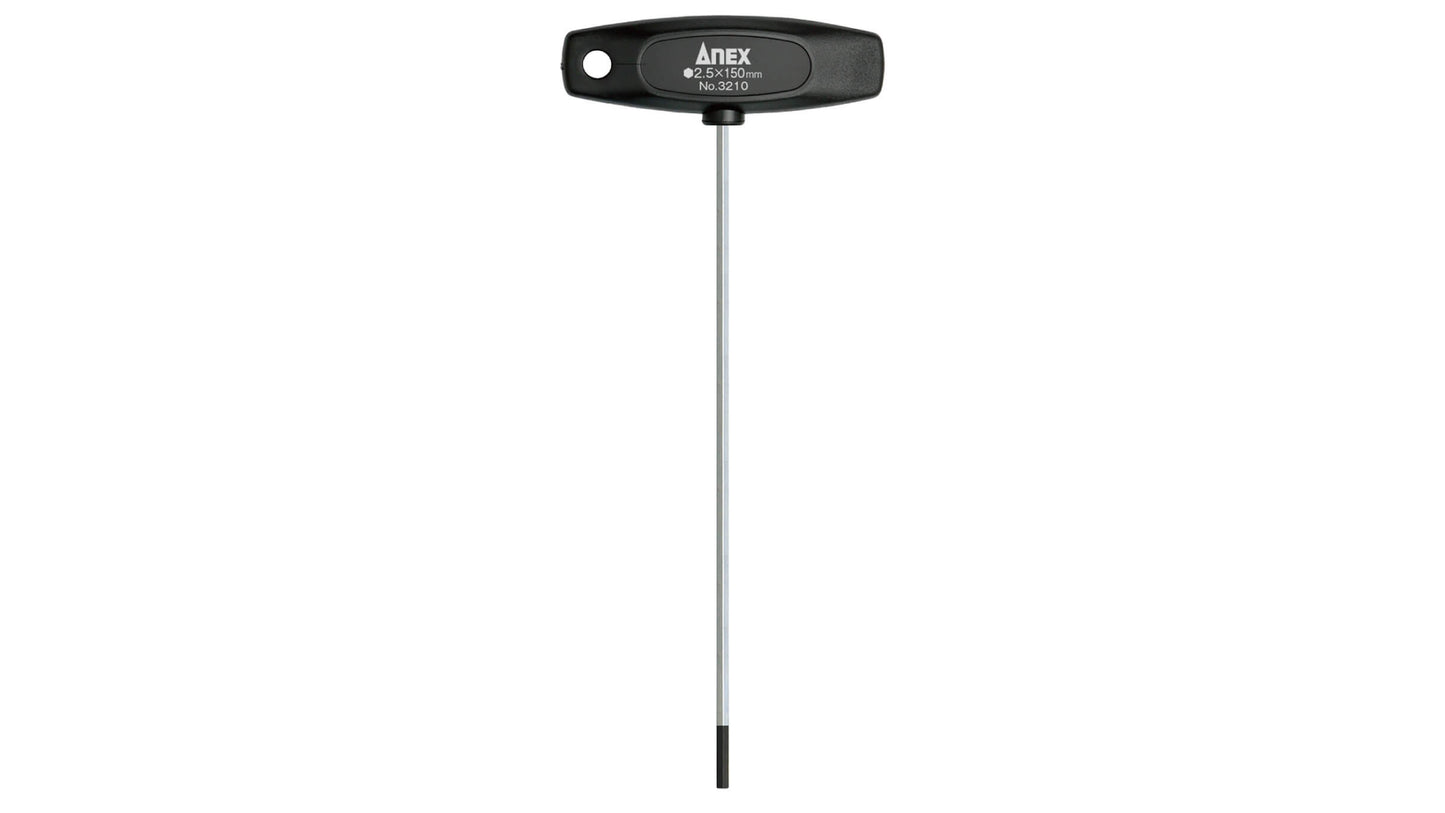 ANEX T型六角レンチドライバー　ロングタイプ　H2.5×150【ANEX_3210_1】