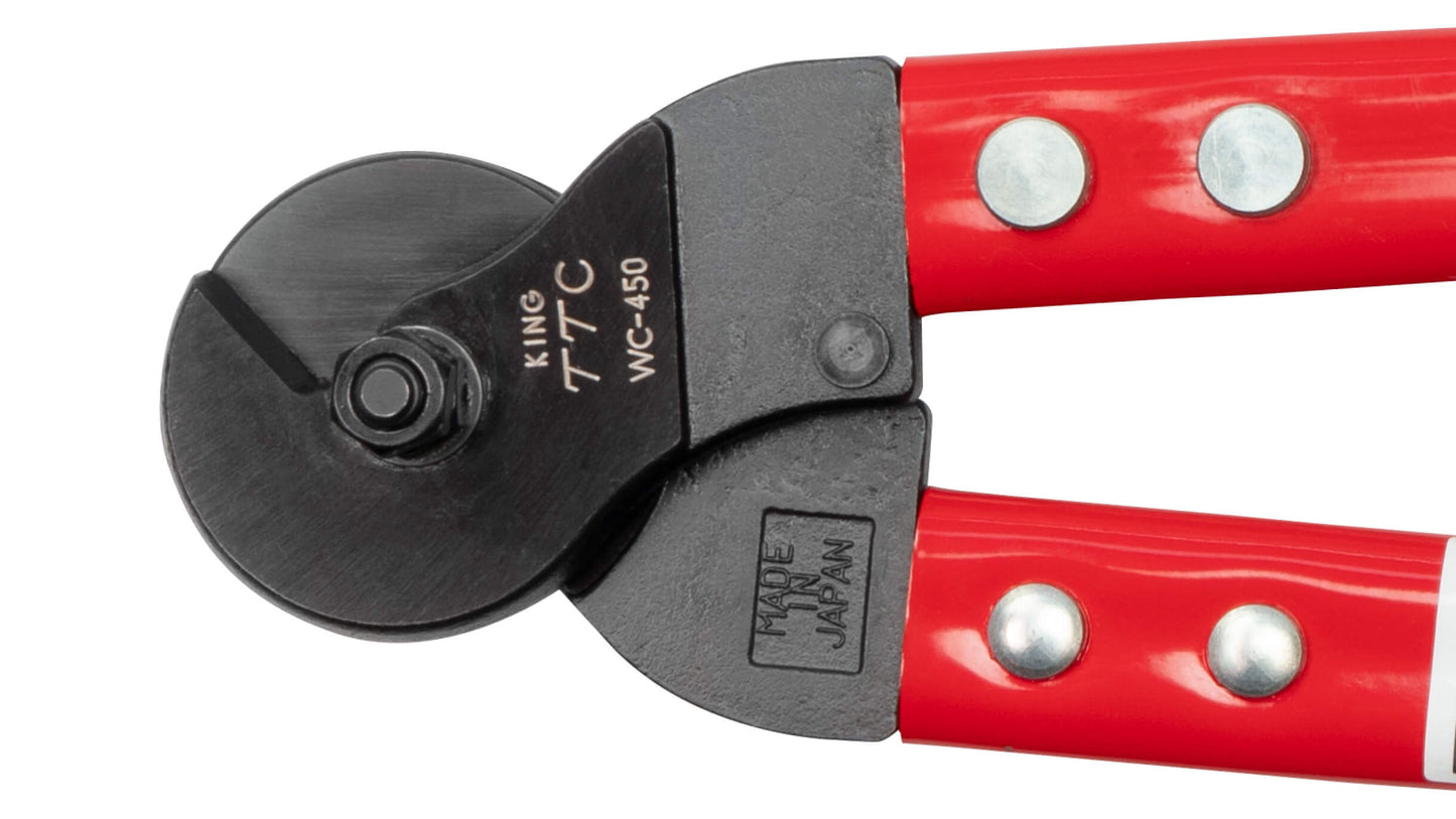 ツノダ 大型ワイヤーロープカッター 450mm 【WC-450】