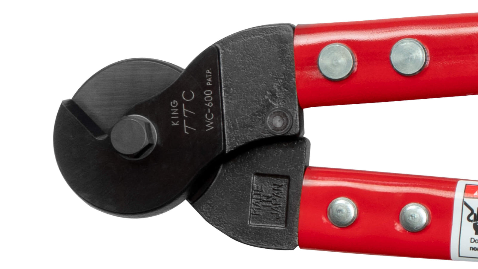 ツノダ 大型ワイヤーロープカッター 600mm 【WC-600】