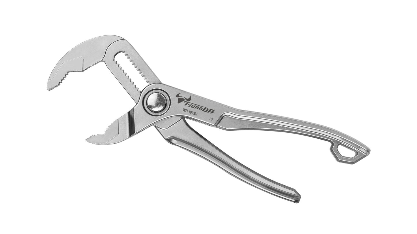 ツノダ ワンプッシュプライヤー 100mm 【WP-100BJ】