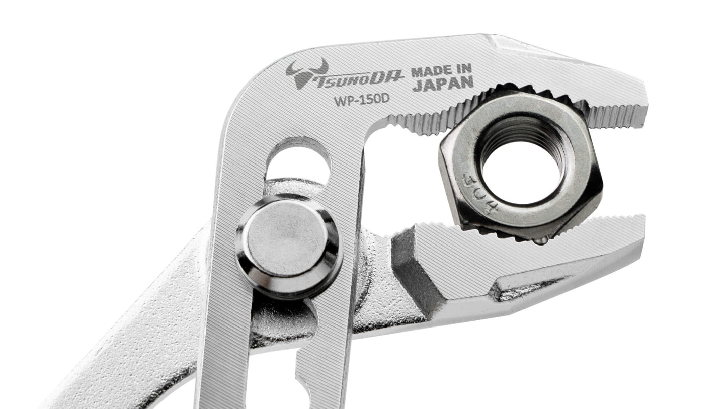 ツノダ　ドライバー付きウォーターポンププライヤー 150mm 【WP-150D】