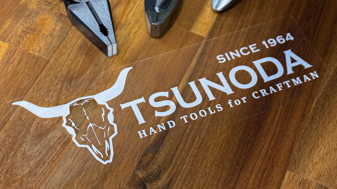 ツノダ スカルステッカー 白【TCG-ST01】