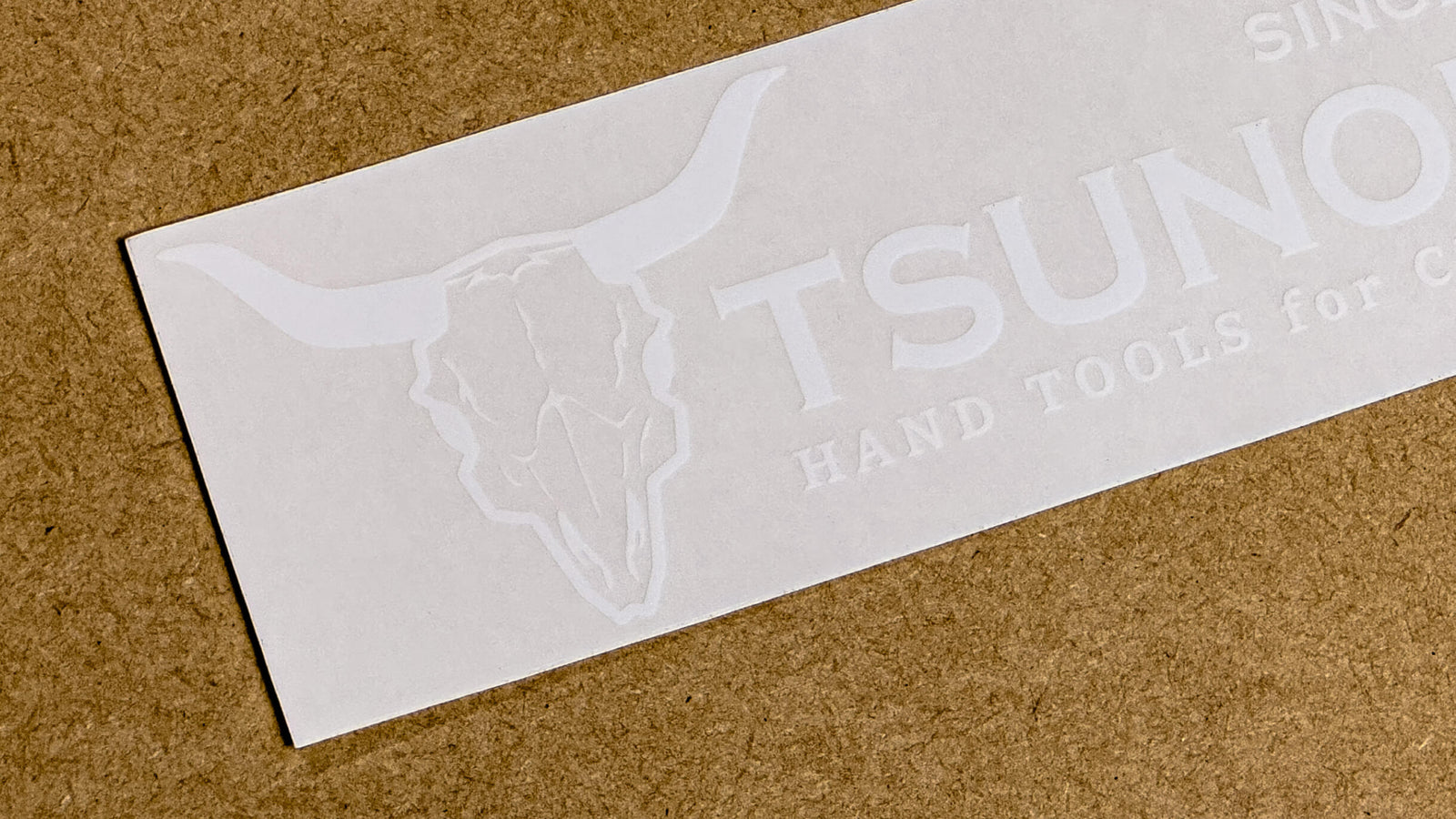 ツノダ スカルステッカー 白【TCG-ST01】